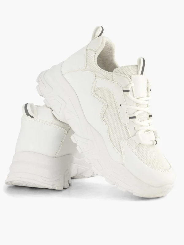 Dames Oxmox Witte Chunky Sneaker