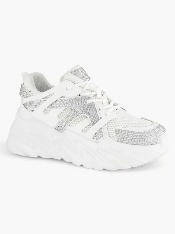 Dames Oxmox Witte Chunky Sneaker
