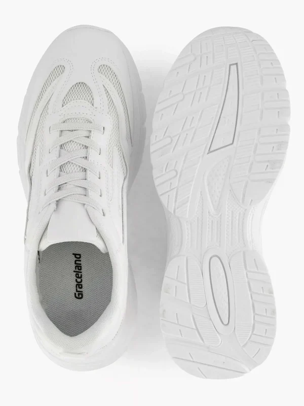 Dames Graceland Witte Chunky Sneaker