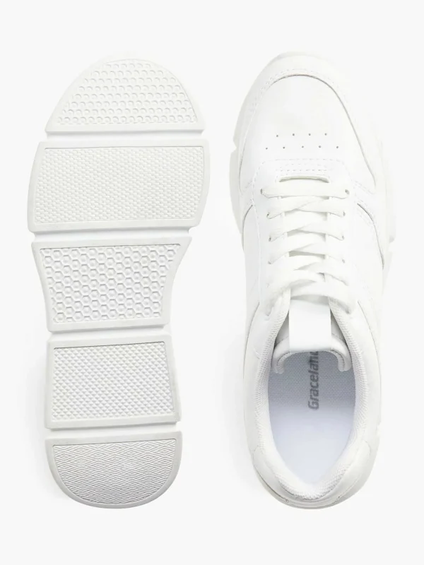 Dames Graceland Witte Chunky Sneaker
