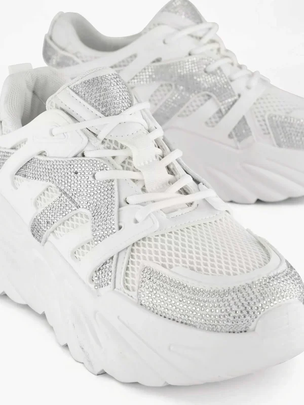 Dames Oxmox Witte Chunky Sneaker