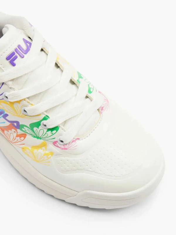 Dames FILA Witte Chunky Sneaker Vlinders