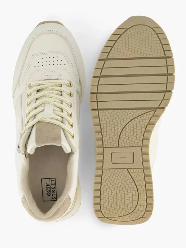 Dames Easy Street Witte Comfort Sneaker