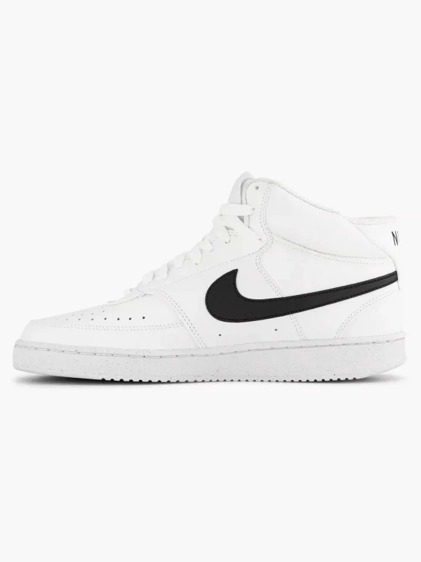 Heren Nike Witte Court Vision Mid