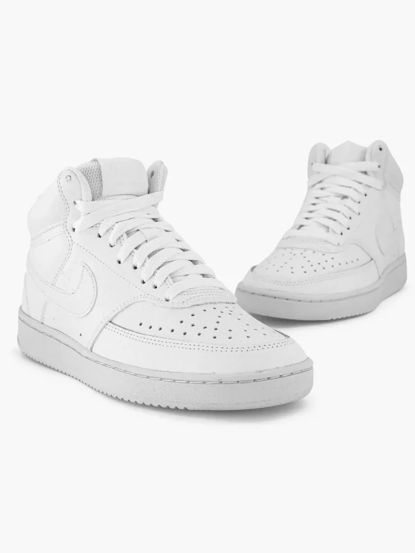 Dames Nike Witte Court Vision Mid