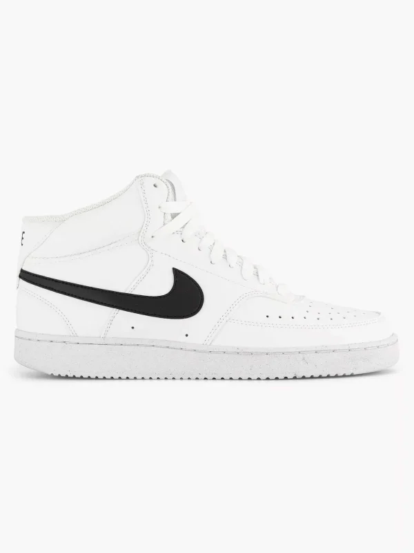 Heren Nike Witte Court Vision Mid