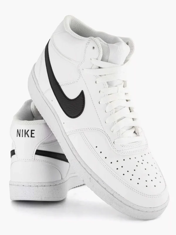Heren Nike Witte Court Vision Mid