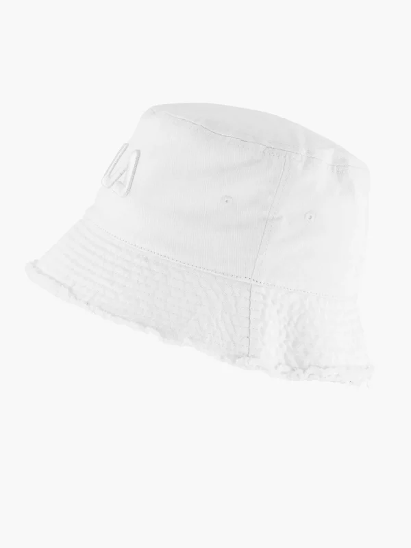 Dames FILA Witte Bucket Hat Mit