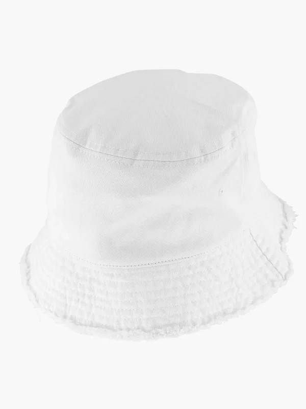 Dames FILA Witte Bucket Hat Mit