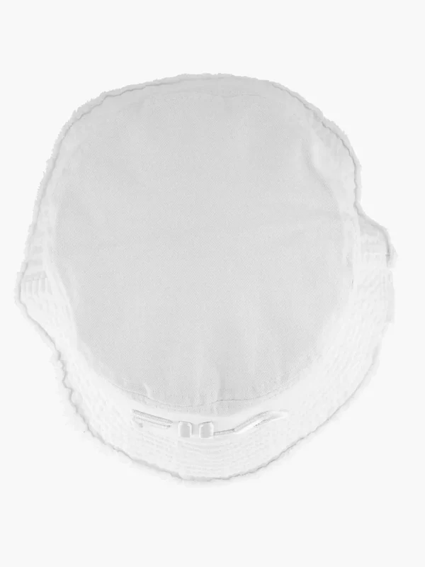 Dames FILA Witte Bucket Hat Mit