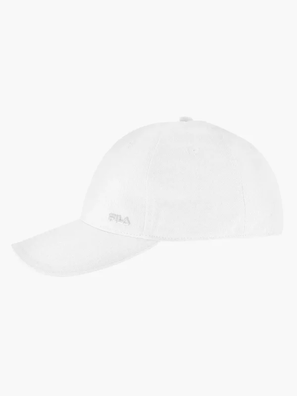 Dames FILA Witte Metall Charm Cap