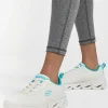 Dames Skechers Witte Glide - Lite- Back Slide