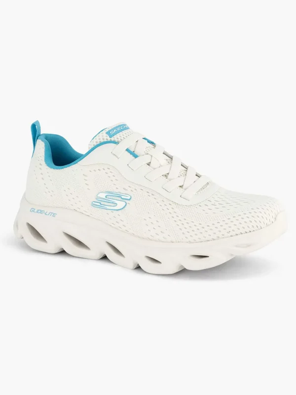 Dames Skechers Witte Glide - Lite- Back Slide