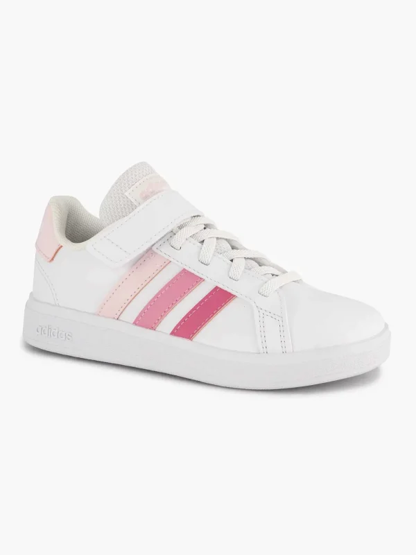 Kinderen adidas Witte Grand Court 2.0 El K