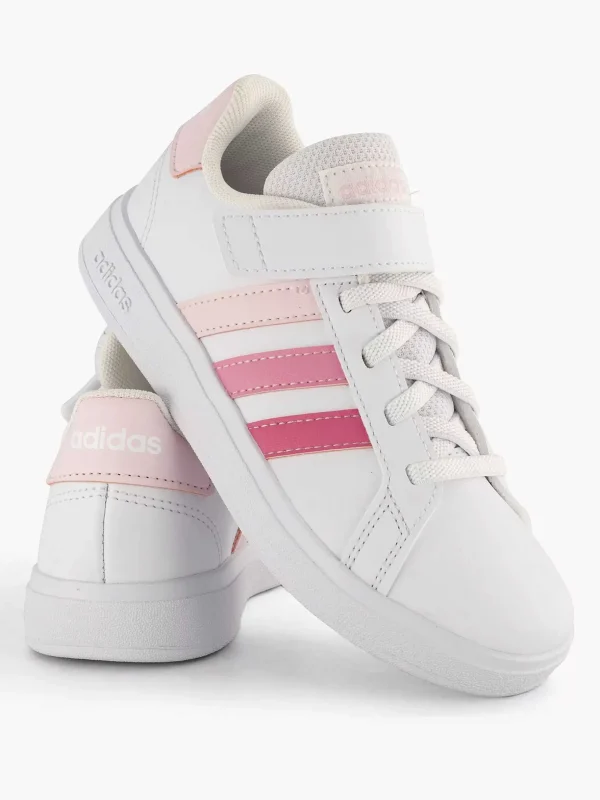 Kinderen adidas Witte Grand Court 2.0 El K
