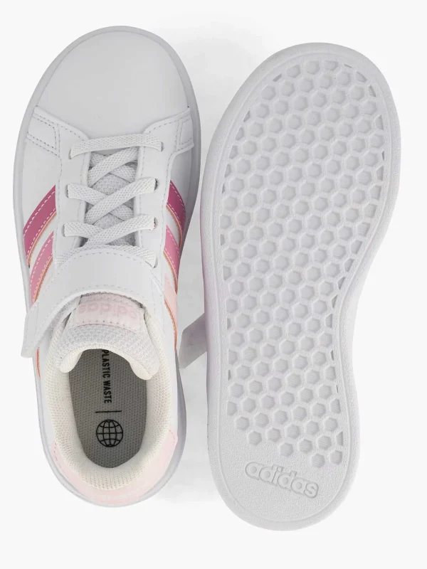 Kinderen adidas Witte Grand Court 2.0 El K