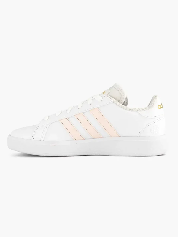 Dames adidas Witte Grand Court Base 2.0