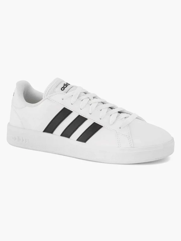 Heren adidas Witte Grand Court Base 2.0
