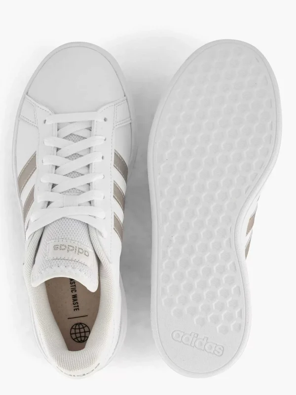 Dames adidas Witte Grand Court Base 2.0