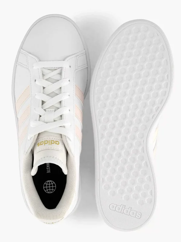 Dames adidas Witte Grand Court Base 2.0