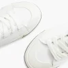 Dames Graceland Witte Hoge Canvas Sneaker Hartje