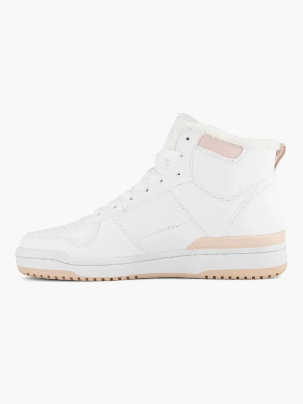 Dames Graceland Witte Hoge Sneaker