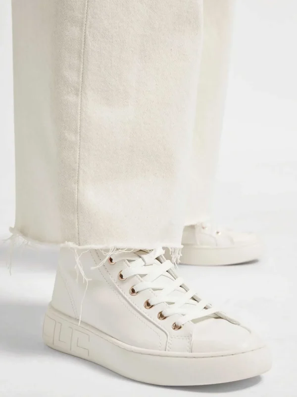 Dames Graceland Witte Hoge Sneaker