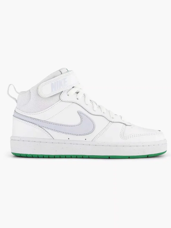 Kinderen Nike Witte Hoge Sneaker Court Borough Mid 2