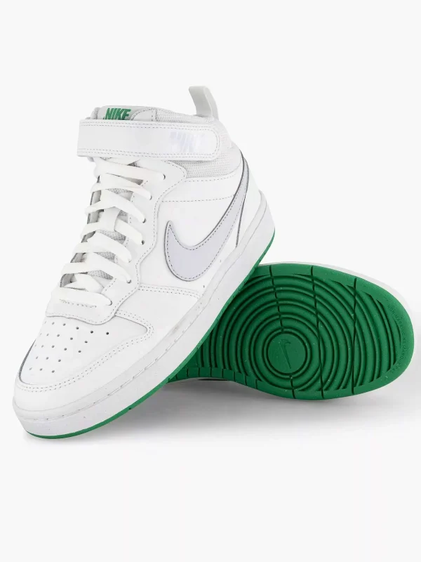 Kinderen Nike Witte Hoge Sneaker Court Borough Mid 2