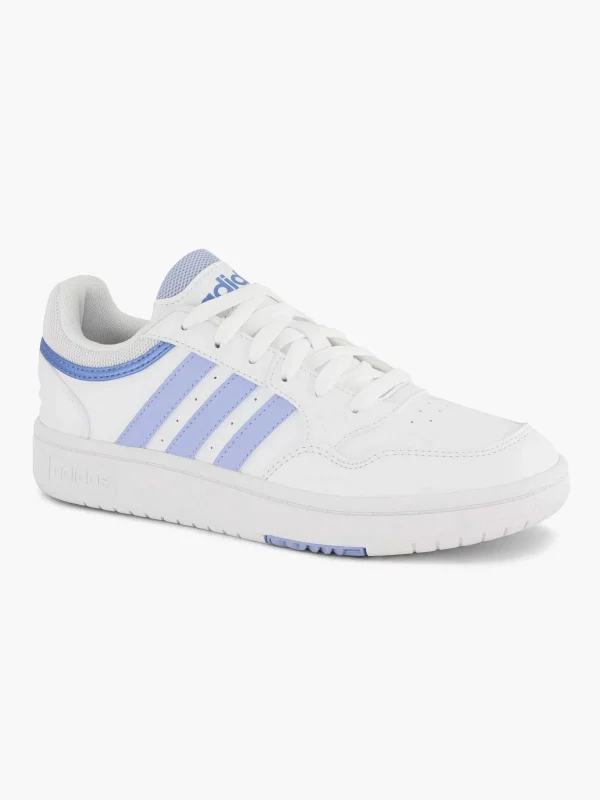 Dames adidas Witte Hoops 3.0