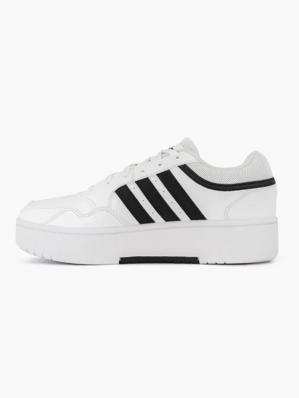 Dames adidas Witte Hoops 3.0 Bold W