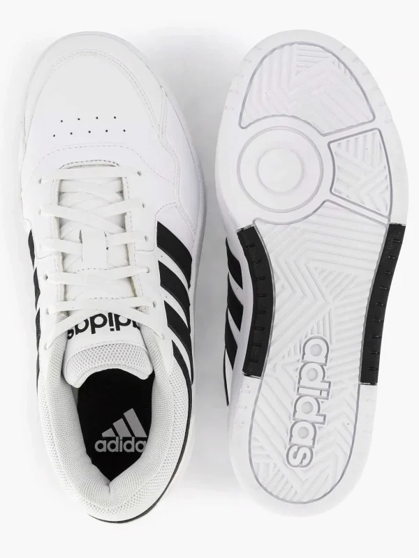 Dames adidas Witte Hoops 3.0 Bold W