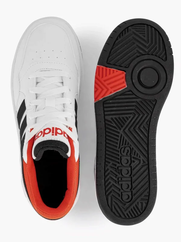Kinderen adidas Witte Hoops 3.0 K