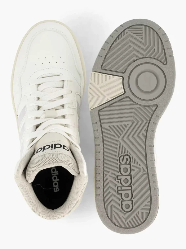 Dames adidas Witte Hoops 3.0 Mid