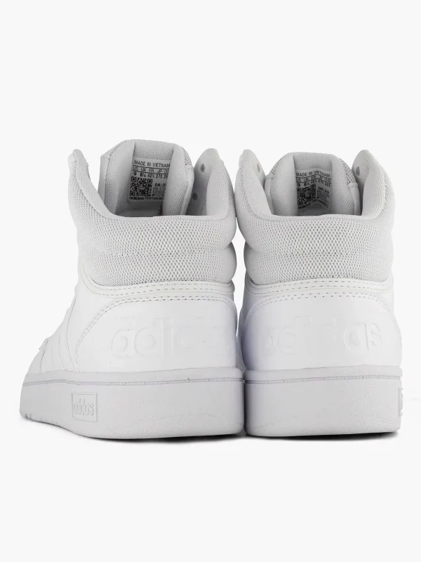 Heren adidas Witte Hoops 3.0 Mid