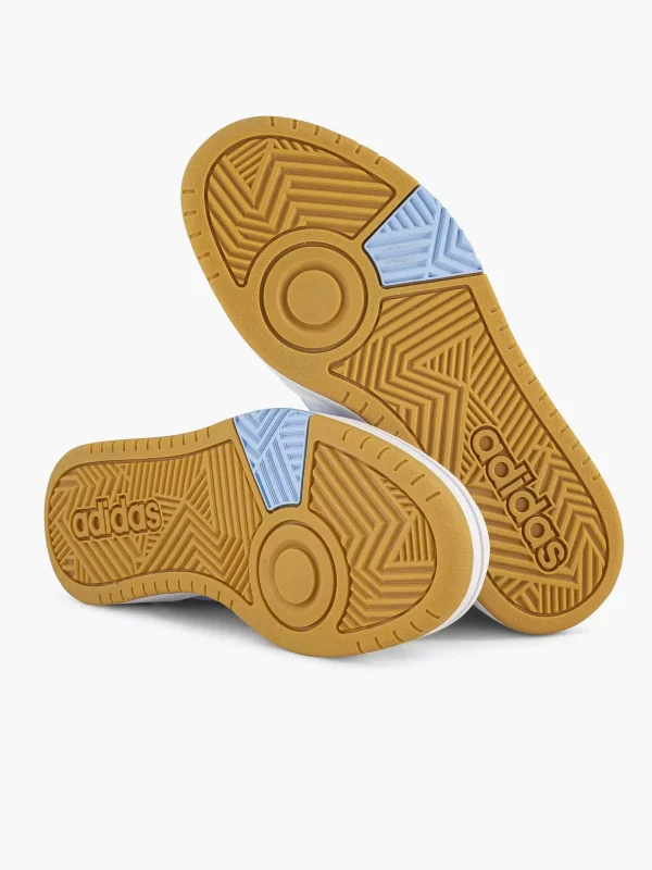 Dames adidas Witte Hoops 3.0 Mid W