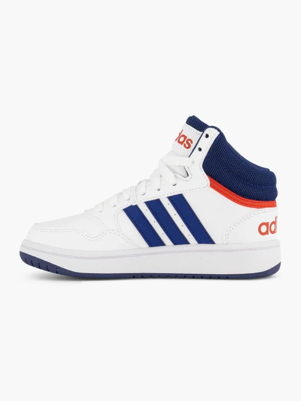 Kinderen adidas Witte Hoops Mid 3.0 K