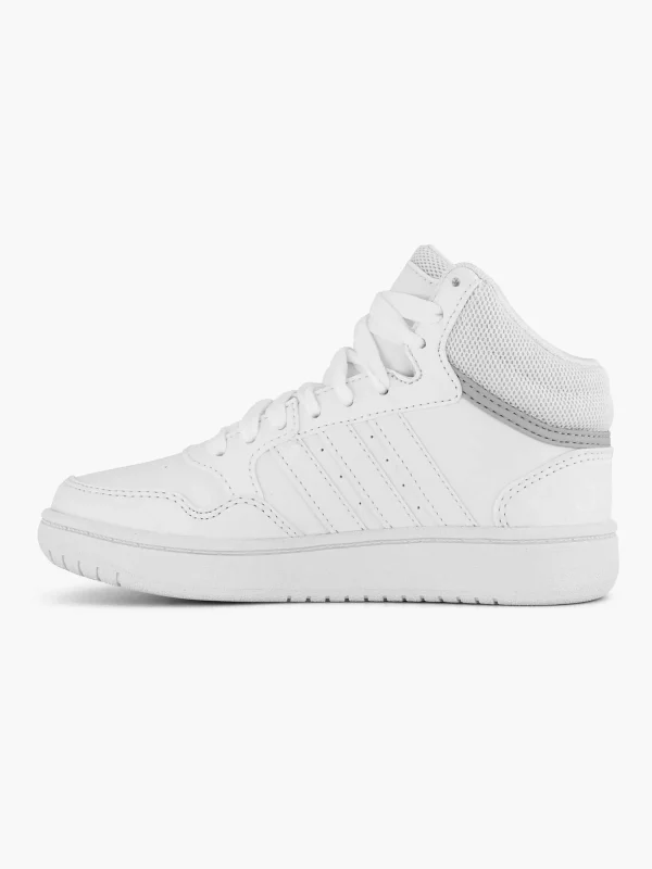 Kinderen adidas Witte Hoops Mid 3.0 K