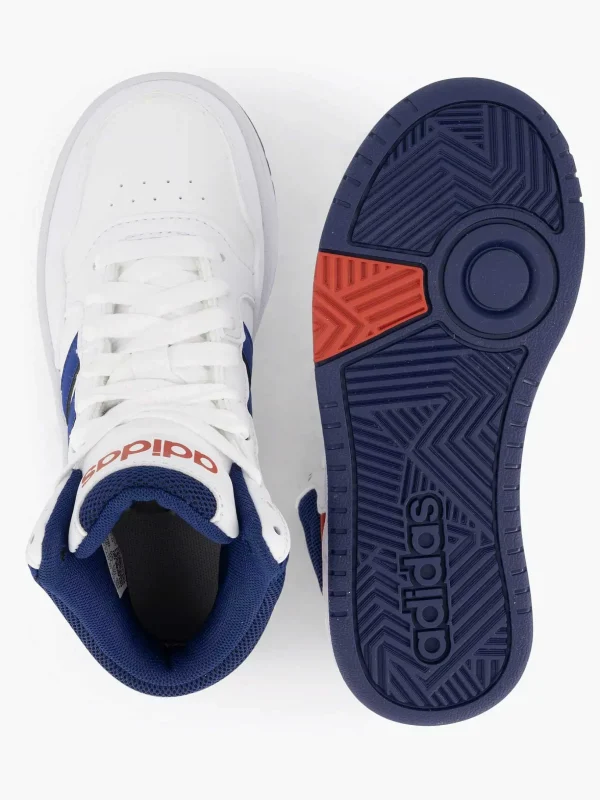 Kinderen adidas Witte Hoops Mid 3.0 K