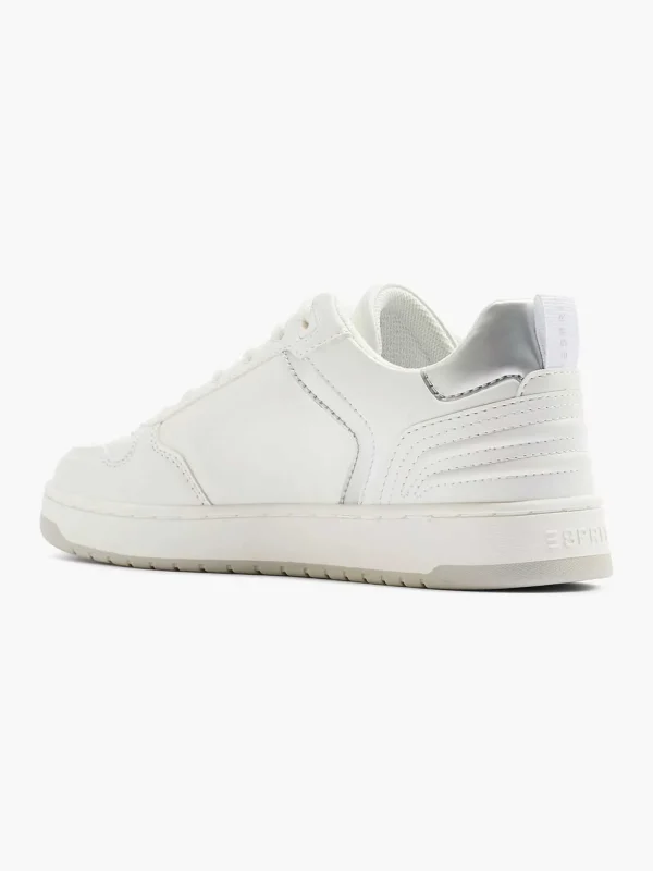 Dames Esprit Witte Lage Sneaker