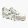 Dames Medicus Witte Leren Comfort Sneaker