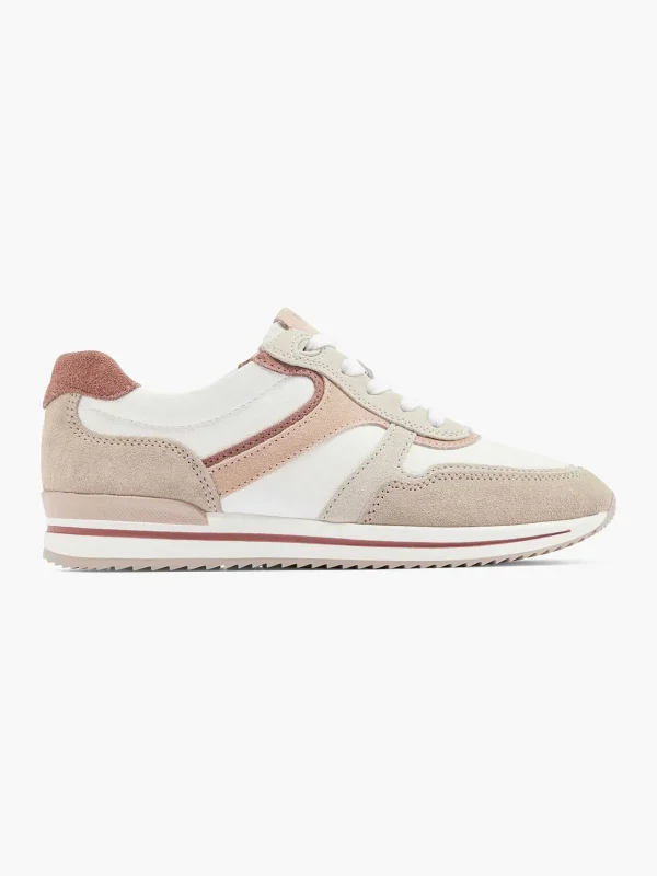 Dames Medicus Witte Leren Comfort Sneaker