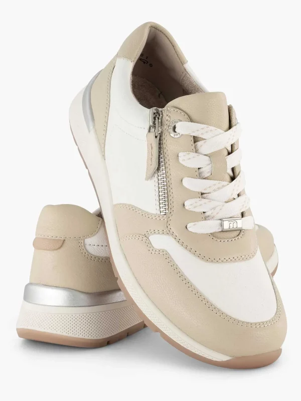 Dames Medicus Witte Leren Comfort Sneaker