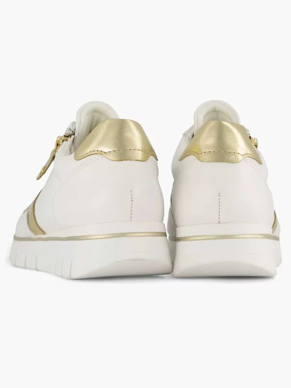 Dames Medicus Witte Leren Comfort Sneaker