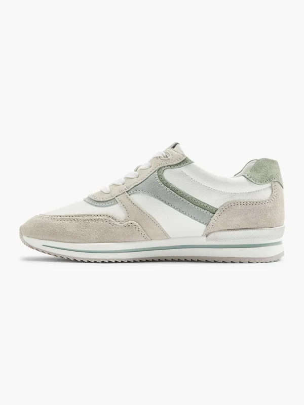 Dames Medicus Witte Leren Comfort Sneaker