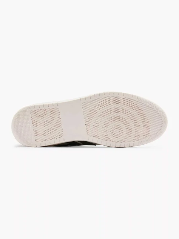 Heren Oxmox Witte Leren Retro Sneaker