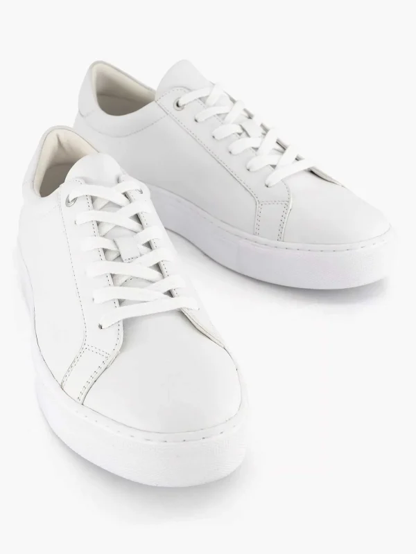 Heren Oxmox Witte Leren Sneaker