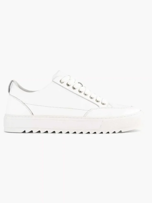 Heren Oxmox Witte Leren Sneaker