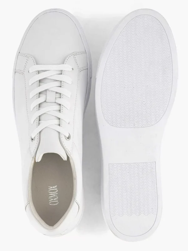 Heren Oxmox Witte Leren Sneaker