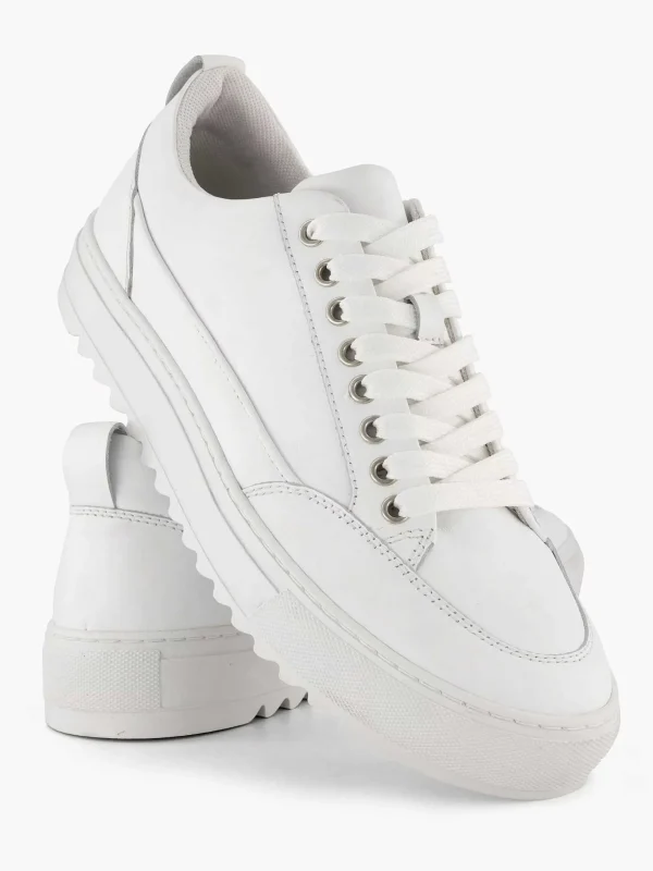 Heren Oxmox Witte Leren Sneaker